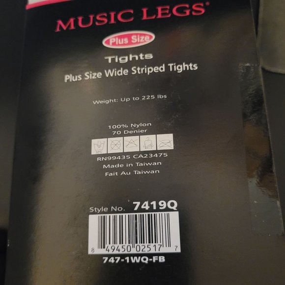 Dorothy Striped Tights - Picture 2 of 2